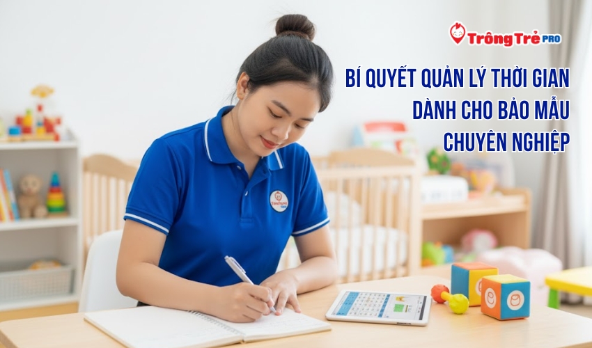 Bí quyết quản lý thời gian dành cho bảo mẫu chuyên nghiệp