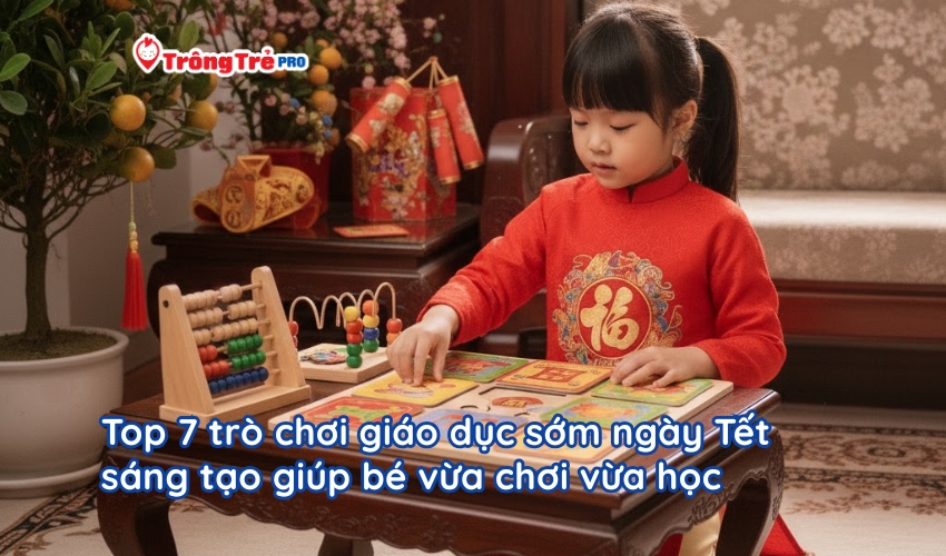 Top 7 trò chơi giáo dục sớm ngày Tết sáng tạo giúp bé vừa chơi vừa học