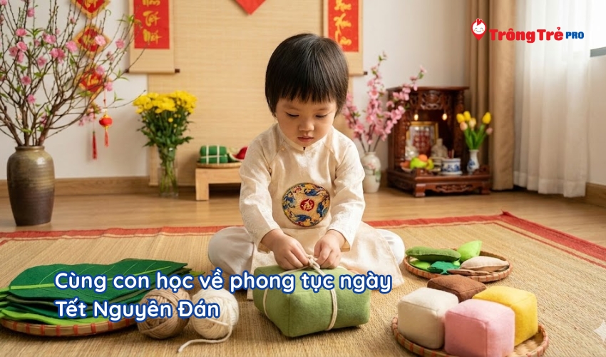 Cùng con học về phong tục ngày Tết Nguyên Đán